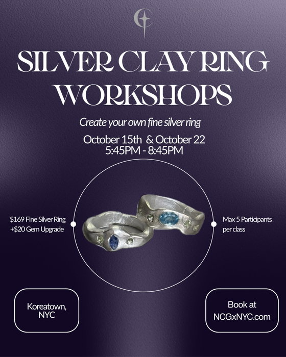 Instagram post: ✨ SILVER CLAY RING MAKING WORKSHOPS ✨