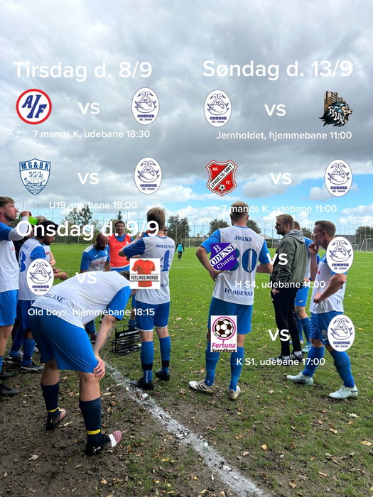 UGENS KAMPE ⚽️
🚨OBS fejl på oversigten H S4 spiller kl. 14:00!