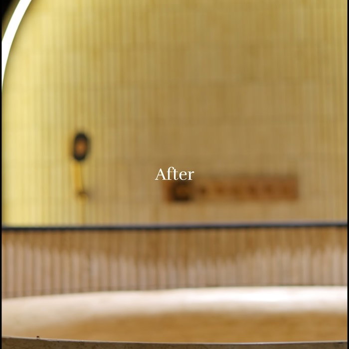 Another dreamy before and after.