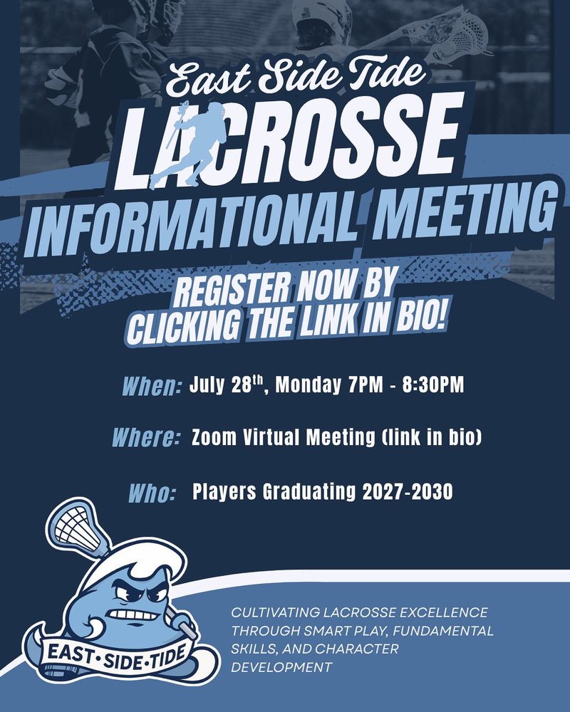 Back by popular demand! Join us on Monday July 28th at 7pm for our second Informational Meeting. We’ll cover program specifics, important dates and much more. Hit the link in our bio to register. See you all there!