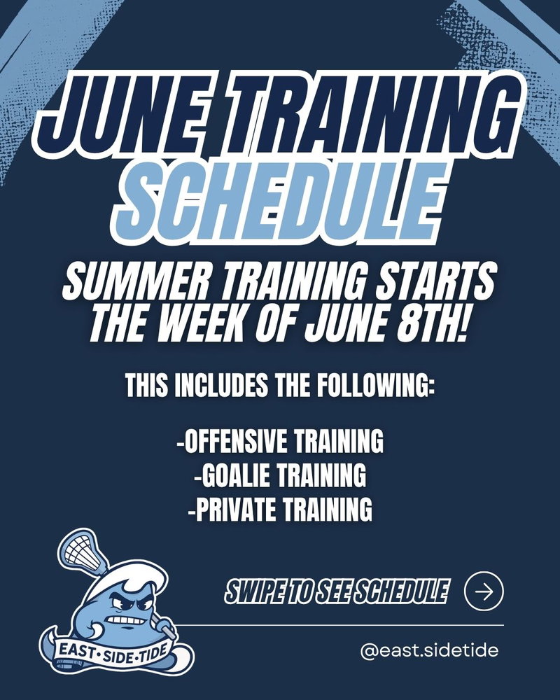 Announcing our June Training Program!
Don't wait.. registration is limited and spots are already filling up fast.
Ready to register? Hit the link in our bio to sign up now!
Have questions before you sign up? DM us here on IG, or reach out by email or text.
All sessions are held at ES Lacrosse Woodbury.