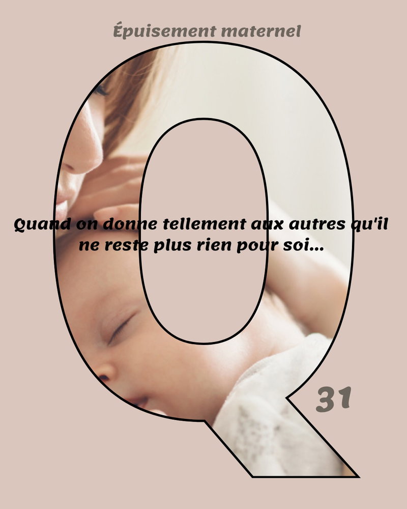 Être maman, c’est souvent donner énormément… parfois jusqu’à s’oublier complètement. 
Fatigue, charge mentale…