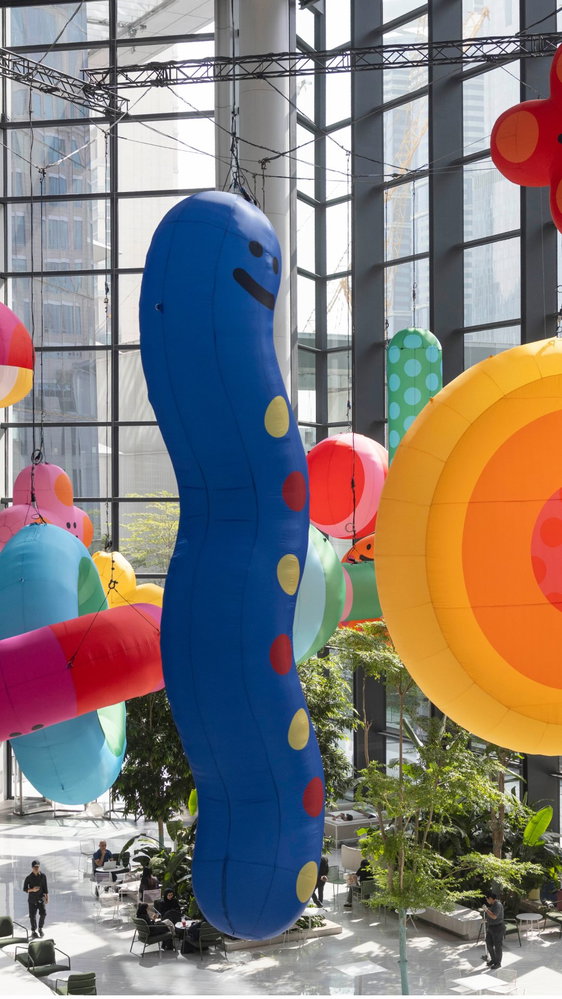When summer moves indoors, there’s no reason to leave the season behind.

‘Under the Sun’ has arrived at @icdbrookfieldplace and will be taking over the Summer Garden until the end of September. Transforming the 31-metre-high atrium into a playful take on the season, the large-scale installation by internationally renowned design duo @craigandkarl fills the space with oversized inflatable forms, colour and a radiant sun at its centre.

A little piece of summer, without the Dubai heat.

​- Communications -

#BacchusAgency