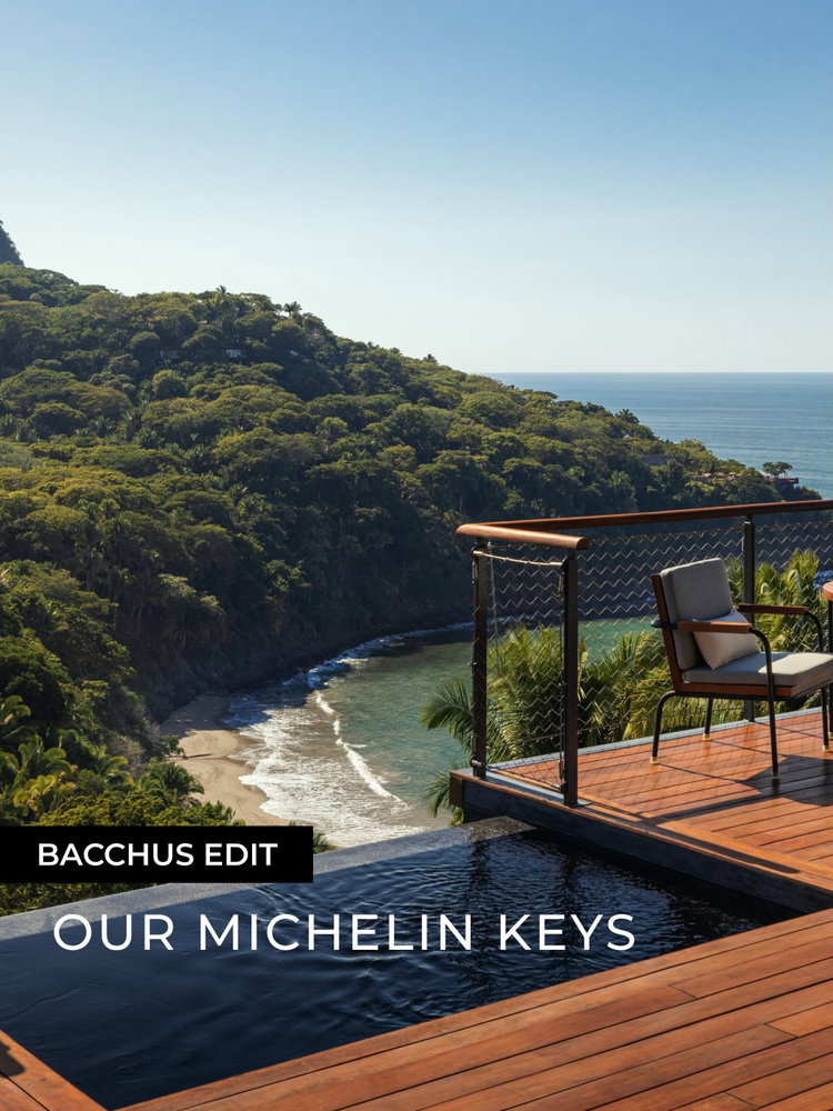 Celebrating the exceptional hospitality experiences that continue to set the standard.

Bacchus is proud to represent a collection of outstanding properties recognised with MICHELIN Keys, a distinction that celebrates excellence in hospitality, character and the art of creating truly memorable stays.

​- Communications - 

#BacchusAgency