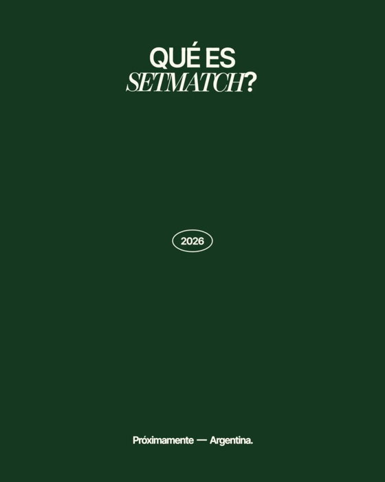 🎾Con SetMatch vas a poder armar partidos, sumarte y jugar con gente de tu nivel.