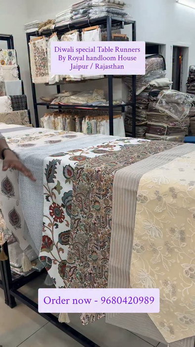 ✨ Elevate Every Meal with Elegant Table Runners! 🤍
Add a touch of luxury to your dining space with exclusive dining table runners by Royal Handloom House, Jaipur, Rajasthan. From everyday elegance to festive dining, make every table setting special. ✨
🛍️ Shop now & upgrade your dining décor! - 9680420989
📍 Jaipur, Rajasthan | Shipping Across India 🇮🇳
Keywords: Premium table runners India, designer dining table runners, luxury table linen, elegant dining décor, festive table decoration, Jaipur home furnishing store.
TableLinen DiningDecor JaipurShopping IndianHomeDecor FestiveDecor