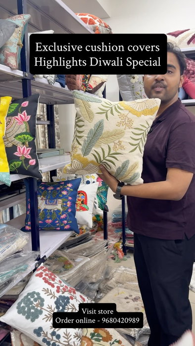 ✨ Diwali Highlights with Royal Handloom House! 🪔

Festive vibes, beautiful details & cushion covers that make every corner feel special! ❤️✨ Give your home a festive makeover with our exclusive Diwali cushion cover collection. 🛋️🌸

📍 Royal Handloom House, Jaipur - 9680420989
🌐 www.royalhandloomhouse.com

Diwali cushion covers, festive home decor, premium cushion covers, Diwali home makeover, luxury home furnishings, cushion covers online India.

HomeFurnishing LuxuryHomeDecor JaipurShopping FestiveVibes Diwali2026