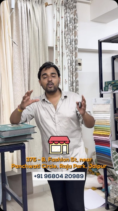 ✨ Transform Your Space with Royal Handloom House ✨
Your one-stop destination for premium home furnishing solutions in Jaipur. 🏡
At Royal Handloom House, we bring together elegance, quality, and style under one roof — from beautiful curtains and drapes to premium upholstery fabrics for sofas & chairs, stylish flooring solutions, and luxurious carpets & rugs.
Whether you’re designing a new home, renovating your interiors, or simply looking to give your space a fresh new look, we have something to complement every style and requirement.
🪟 Premium Curtains & Drapes
🛋️ Sofa & Chair Upholstery Fabrics
🏠 Flooring Solutions
🧶 Carpets & Rugs
✨ Complete Home Furnishing Solutions
Visit Royal Handloom House and discover fabrics, textures, colors, and designs that turn houses into beautiful homes.
📍 Jaipur/ Rajapark - 9680420989
📩 DM us for inquiries & consultations.
Royal Handloom House — Where Luxury Meets Tradition.