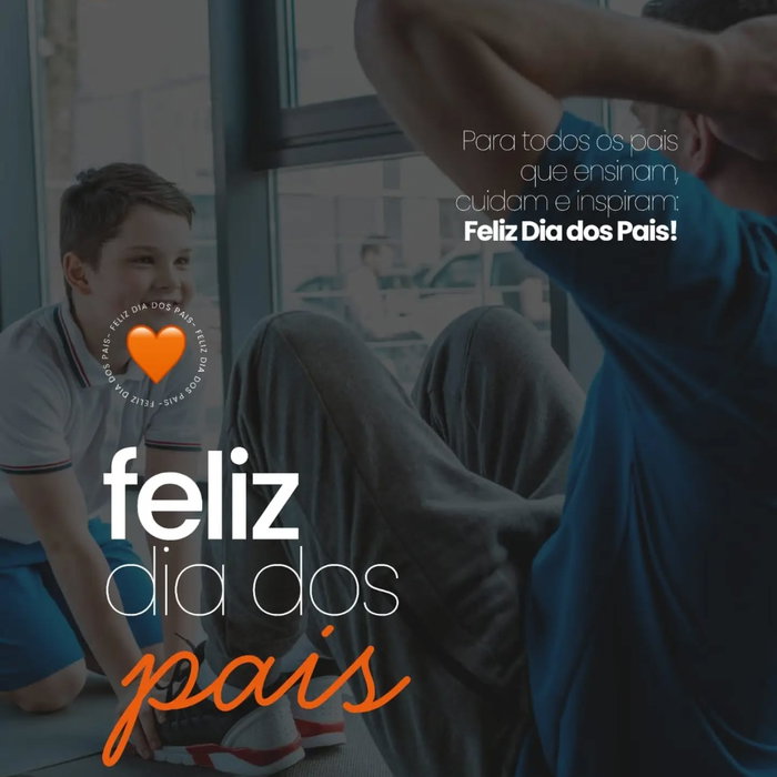 Neste Dia dos Pais, nosso desejo é simples: que não faltem saúde, movimento e muitos bons momentos para viver e comparti