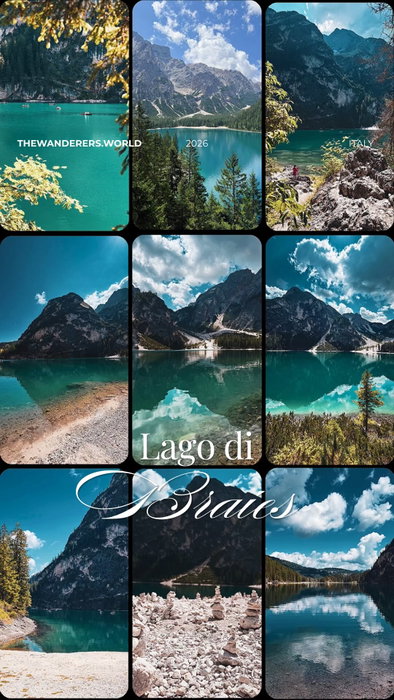 The most photographed lake in the Dolomites, and how to skip the car ban entirely 🚌

Everyone posts Lago di Braies. Alm