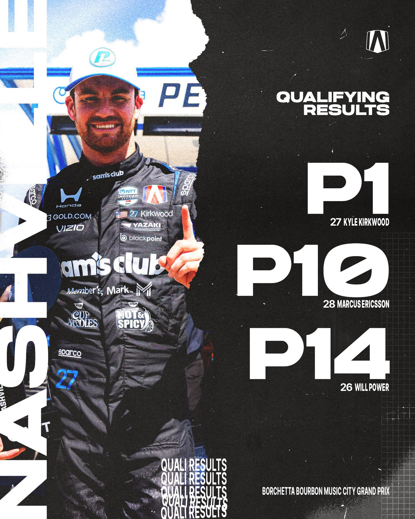 An Instagram post for INDYCAR