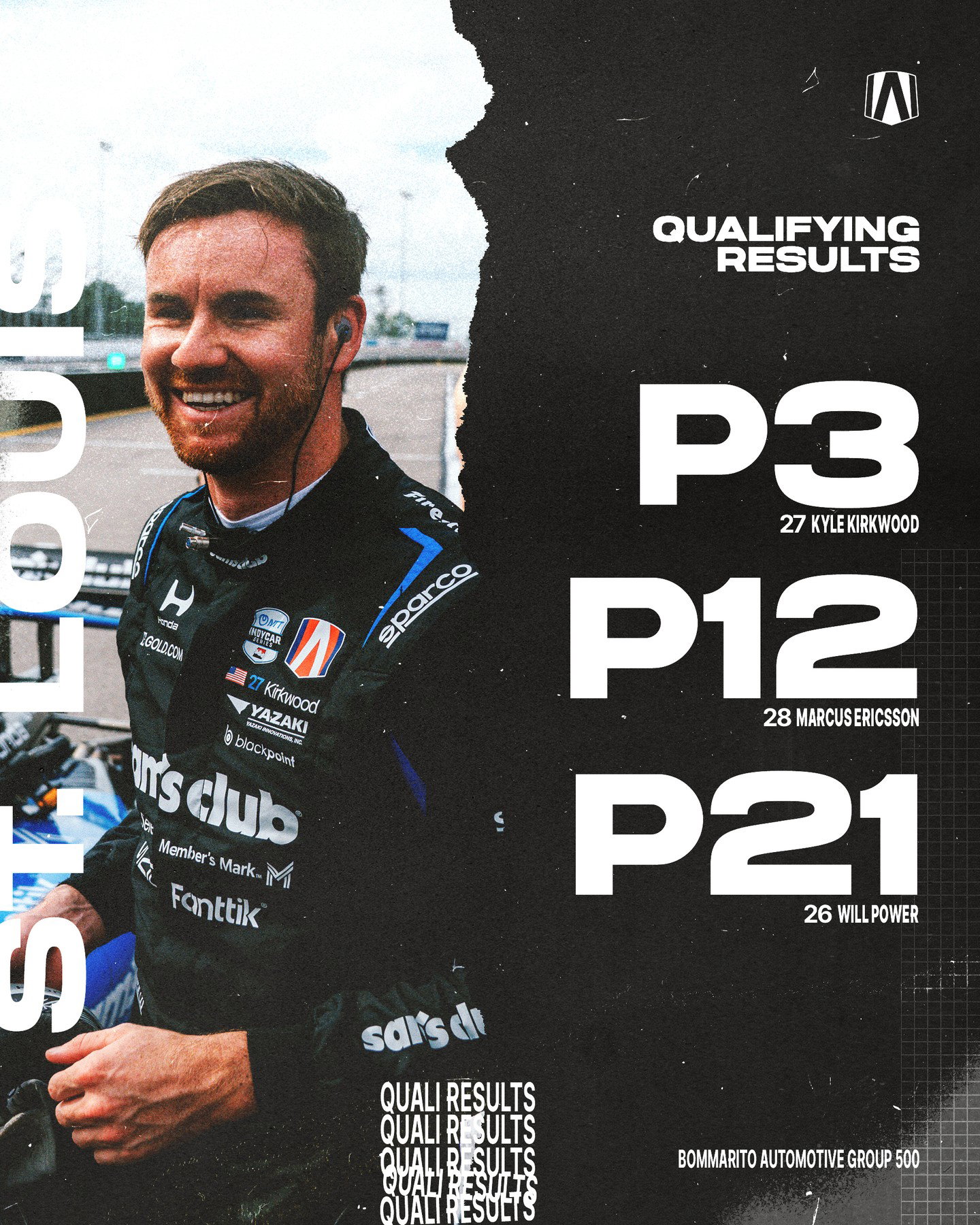 An Instagram post for INDYCAR