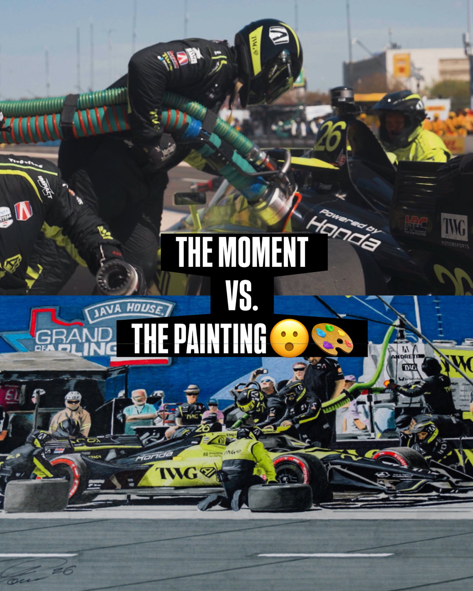 An Instagram post for INDYCAR