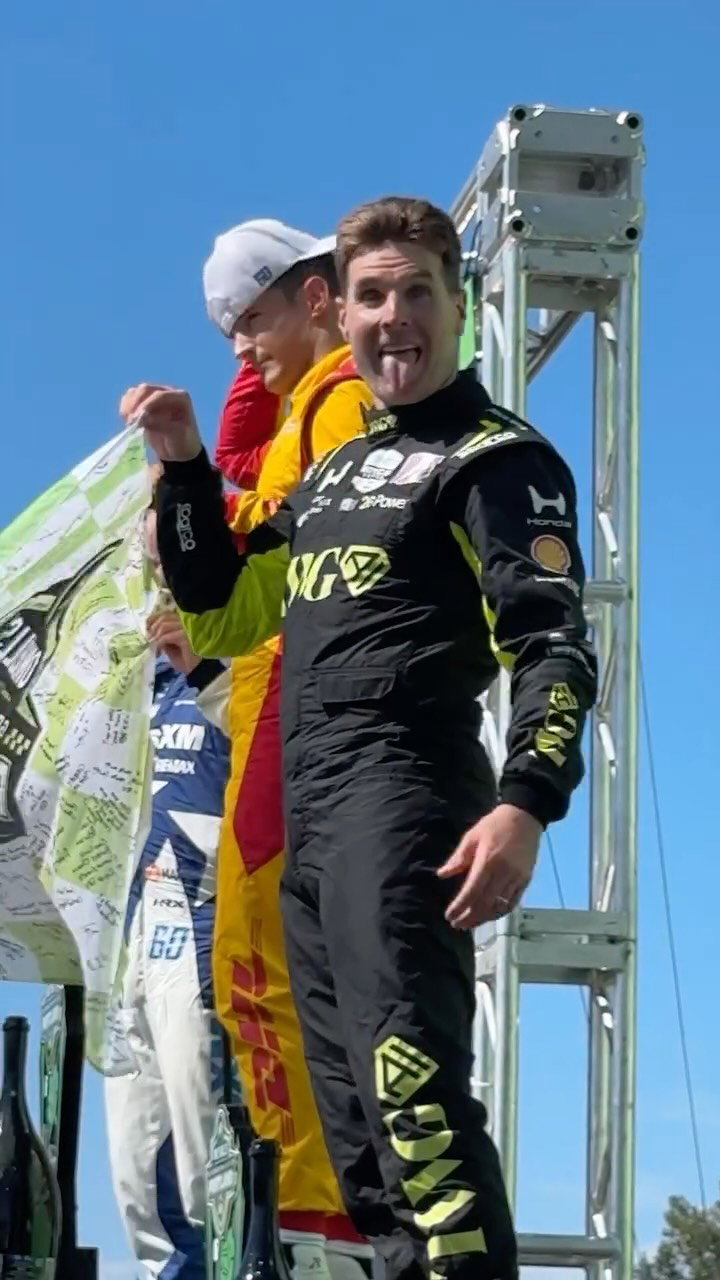 An Instagram post for INDYCAR
