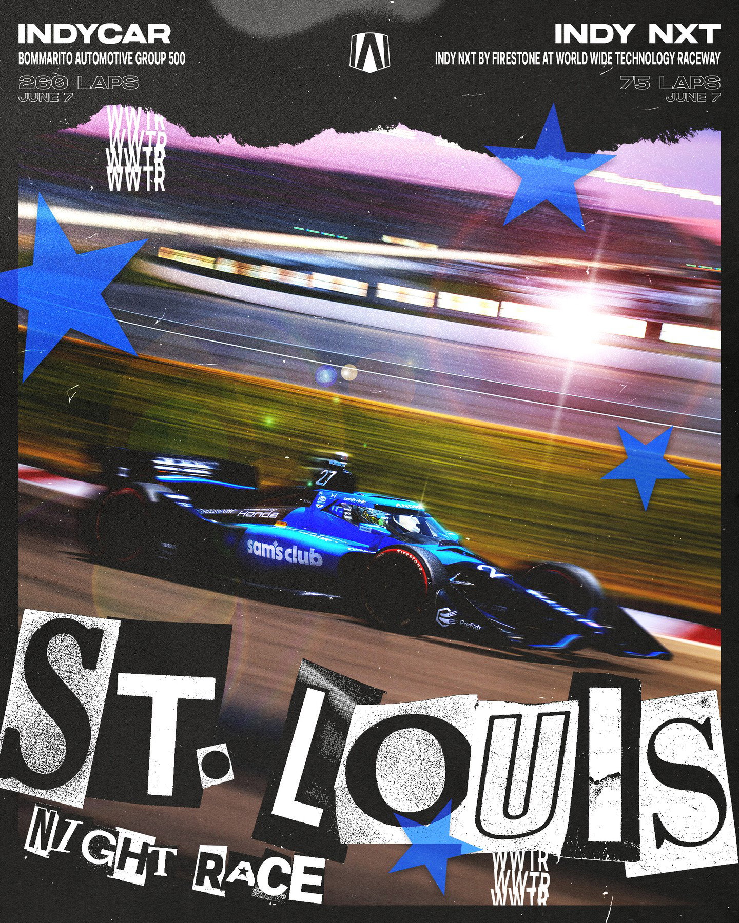 An Instagram post for INDYCAR