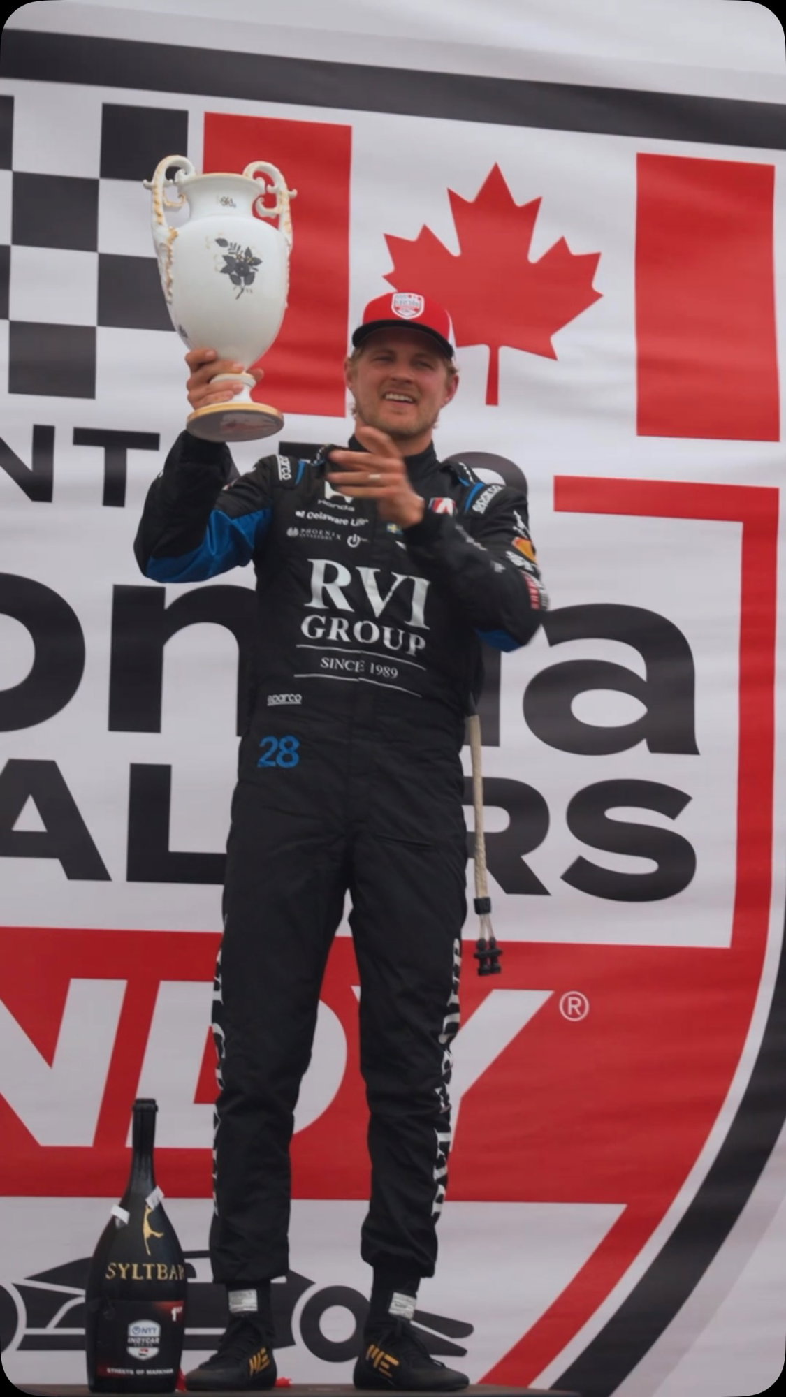 An Instagram post for INDYCAR