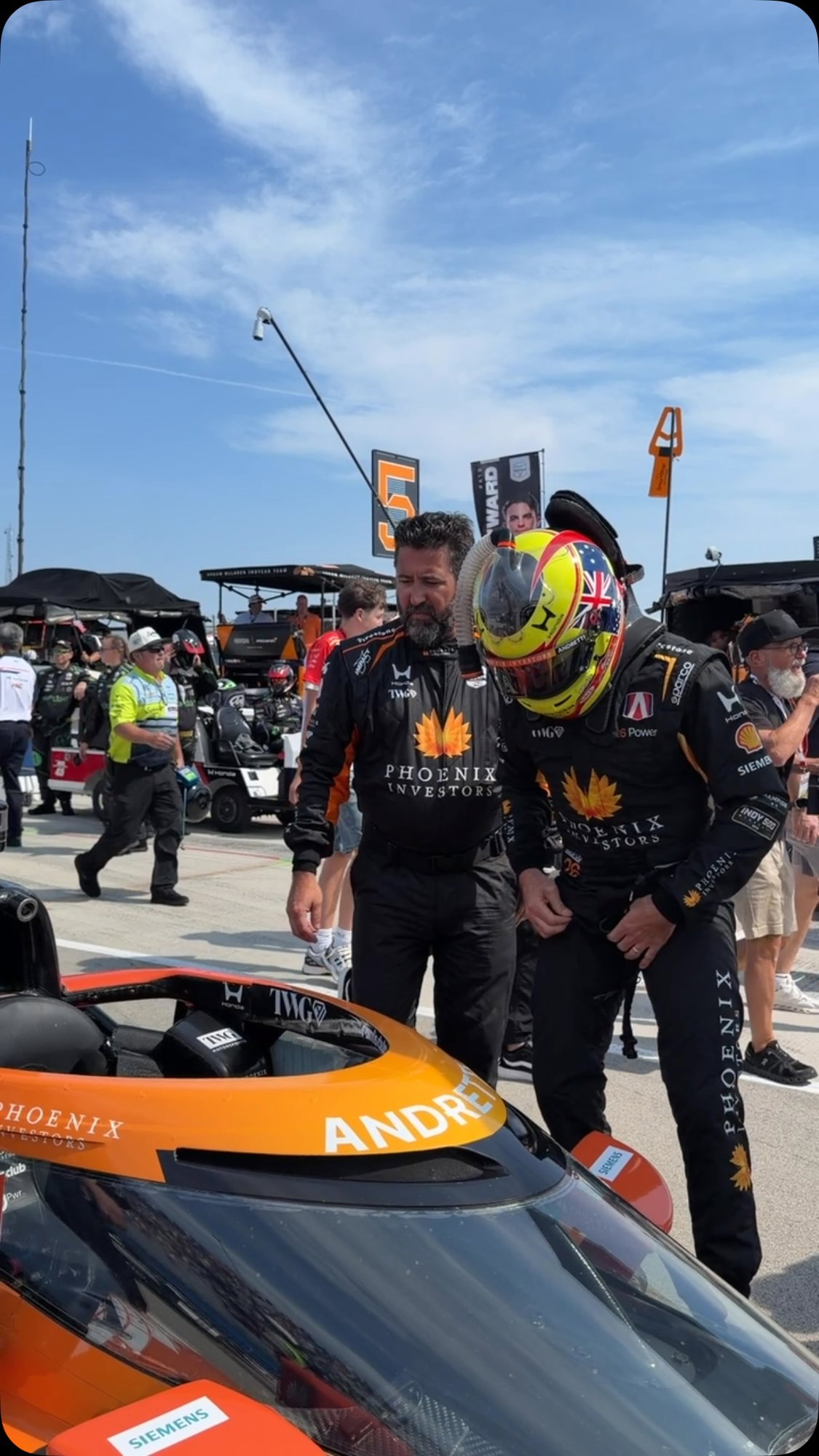 An Instagram post for INDYCAR