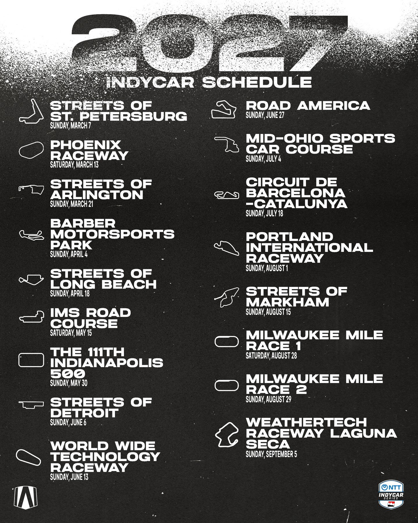 An Instagram post for INDYCAR
