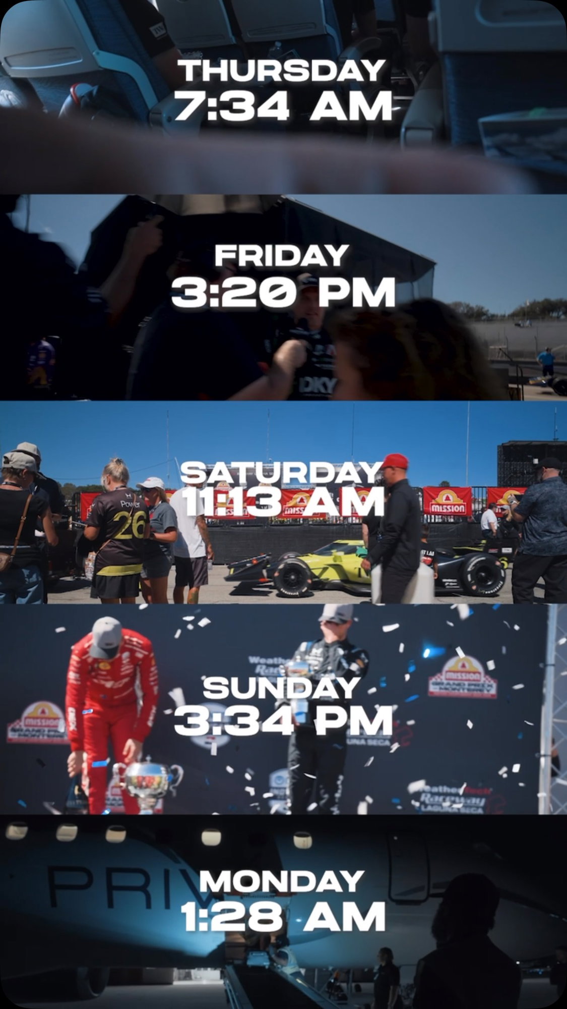 An Instagram post for INDYCAR