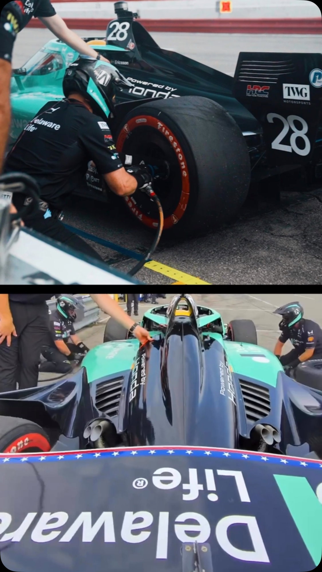 An Instagram post for INDYCAR