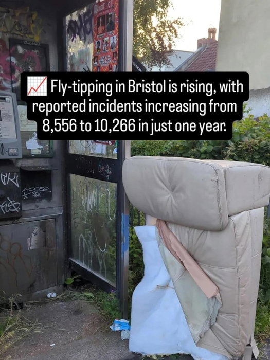 🚮 Fly-tipping affects communities across Bristol, and it's a problem that's particularly felt in Easton. It won't be solved without local action.
Swipe through to learn more about what our research team has uncovered about fly-tipping in the city.
Interested in discussing solutions and hearing from others who care about cleaner, healthier neighbourhoods?
Join us this Saturday at The Jam Jar, Bristol.
📅 Saturday 🕚 11:00am–1:30pm 📍 The Jam Jar, Bristol
Everyone is welcome. We hope to see you there.