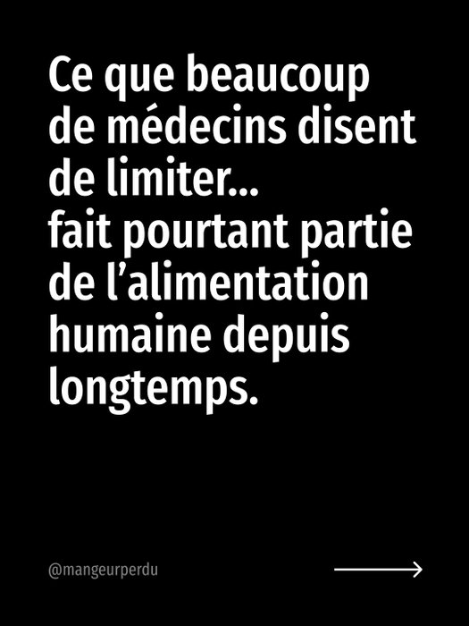 Qui peut comprendre ça ? On nous conseille parfois de réduire certains aliments…