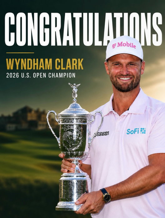 Congratulations, Wyndham Clark 🏆⛳

A brilliant performance, a cool head under pressure, and a deser