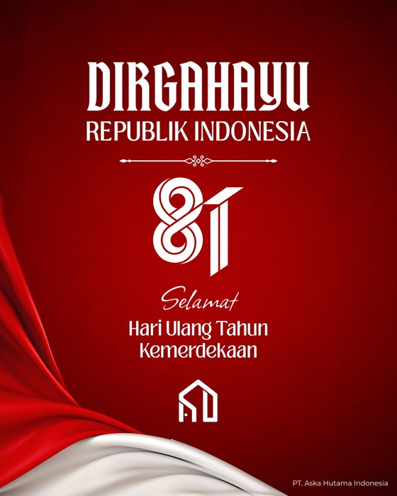🇮🇩 Dirgahayu Republik Indonesia ke-81

Merdeka untuk terus berkarya,
menciptakan ruang yang nyaman, indah, dan bermakna. 🤍

Aska Living
Designing spaces, creating stories.