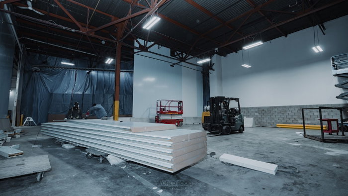 World Food Equipment on Instagram: Walk-in cooler build for a large-scale food and beverage production plant, Ontario 🇨🇦 Bo…