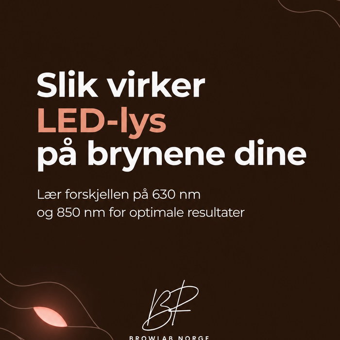 Bølgelengden på LED-lyset bestemmer om behandlingen faktisk når ned…