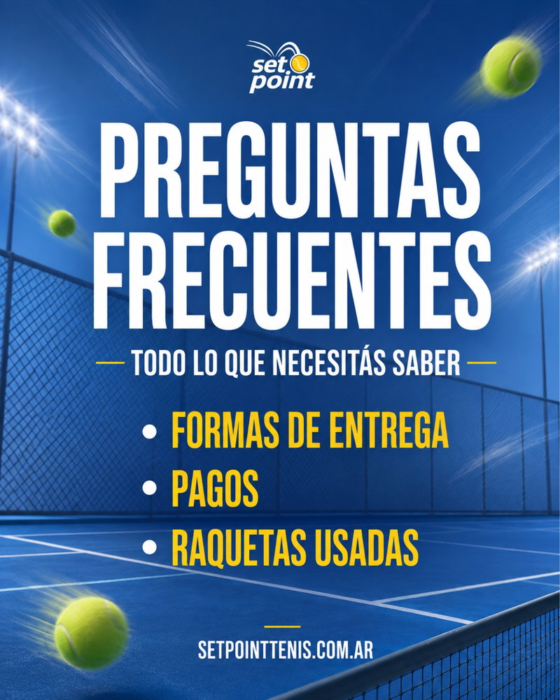 🎾 Preguntas frecuentes de Set Point Tenis
Reunimos las consultas que más nos h