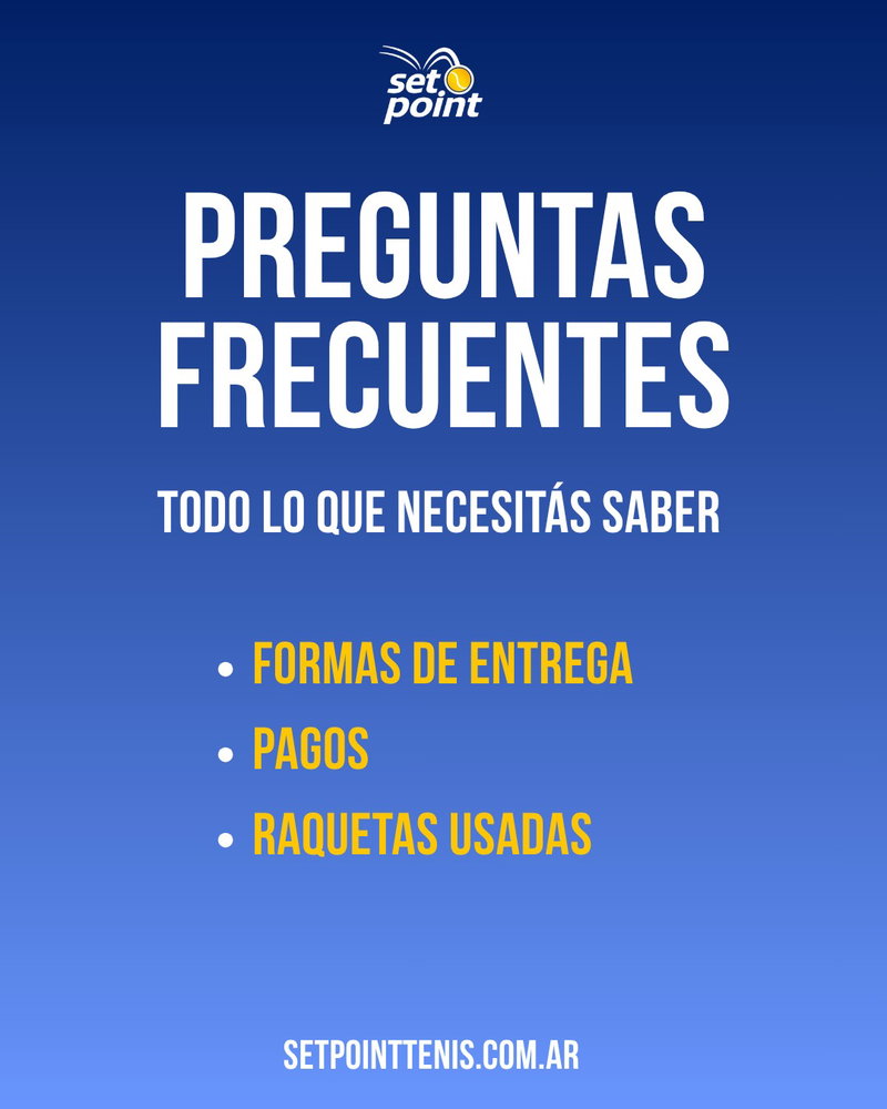 🎾 Preguntas frecuentes de Set Point Tenis

Reunimos las consultas que más nos h