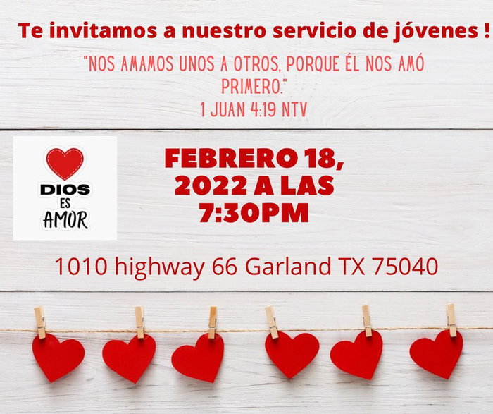 ¡Todos son bienvenidos! Somos una familia en Cristo. Prográmalo en tu calendario