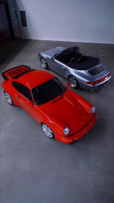 Two generations of air-cooled perfection.
We’re putting the 964 Turbo and the 993 Carrera side-by-side to show off the evolution of the 911 bodywork. It’s rare to have both of these icons in the shop at once, and seeing the transition from the classic upright fenders of the 964 to the smoother lines of the 993 is something special.
- 964 Turbo and 993 Carrera
- Classic air-cooled silhouettes
- Side-by-side comparison
- Two of the best to ever do it
Which generation of the 911 has the better lines?