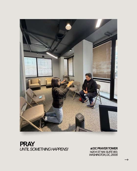 Something powerful happens when His people gather to pray together. 24/7 prayer and worship, lifting up the name of Jesus, and believing for His glory to fall in Washington DC, across the USA and throughout the nations ❤️‍🔥

May this house never stop burning for His presence. 🙌🏻
Come and pray with us!