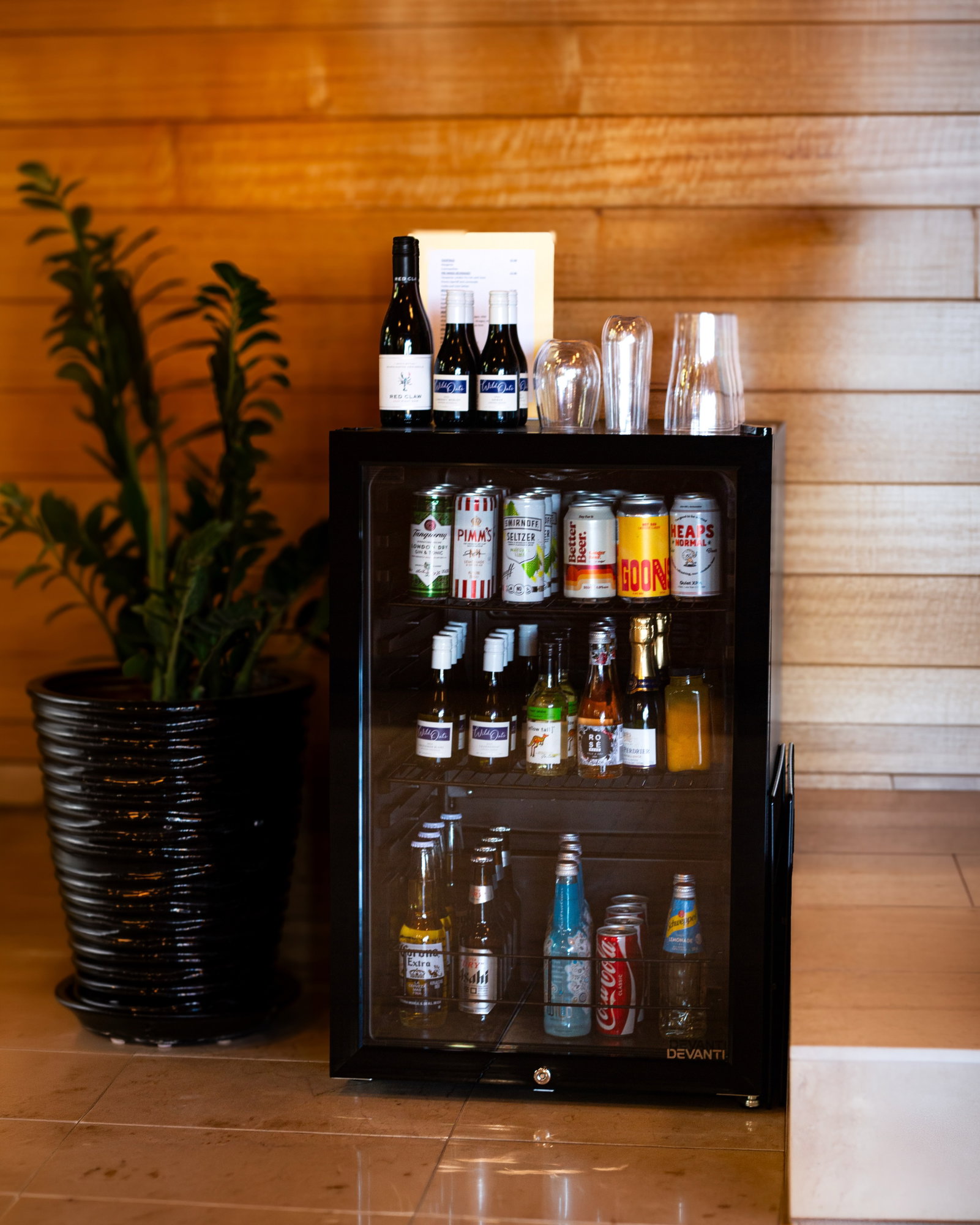 Fancy a drink? We’ve got you covered. 🍹 Our new self-service drinks fridge is available to guests all day, every day throughout their stay, with a selection of alcoholic and non-alcoholic beverages for purchase #Kimscocktails #Kimsjuice