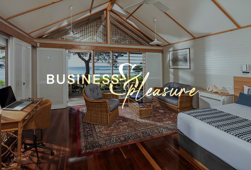 Business and pleasure... make them coexist at Kims.Swap your Zoom background for the real thing. Break the monotony and accomplish more in the quiet tranquility, with the ocean as your back drop.Stay with us Sunday - Thursday before 31 October 2026 and each day you will receive:- Free wi-fi.- $100 off your accommodation.- Complimentary breakfast.- Unlimited complimentary tea and coffee.- A complimentary lunch platter.Select bungalows only. Phone reception on 4332 1566 to enquire today!