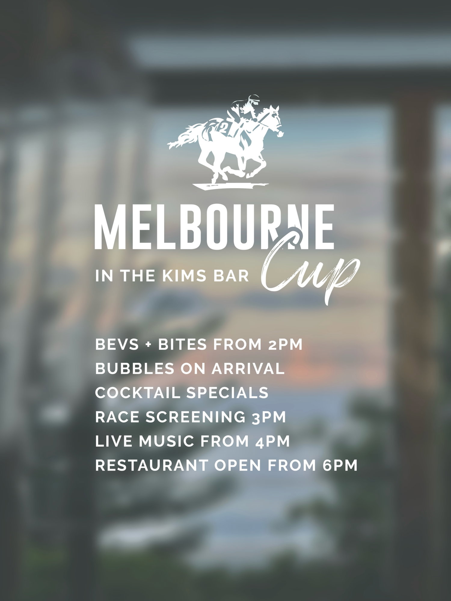Cup Day at Kims 🐎 🗓️ Tuesday 3rd November🕑 2PMBook now on Opentable or phone reception 43321566 🥂 #kimsbeachsideretreat #melbournecup #toowoonbay #cupday #centralcoastnsw