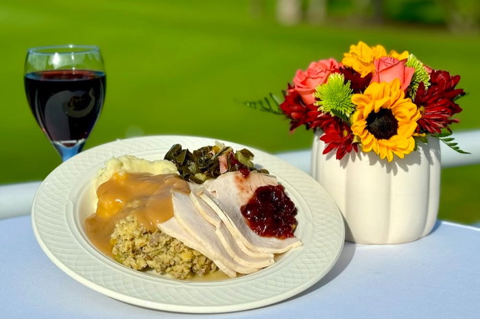 Enjoy a Hilton Head Thanksgiving feast, your way at Palmetto Dunes Resort! 🦃🍂

1️⃣ Big Jim's Thanksgiving Family Pack To-Go: $150 | Feeds 4 - 6 people. Pack includes 3 lbs sliced herb roasted turkey, cranberry sauce, choice of 2 sides and choice of dessert. Add ons are available! All orders must be placed by Monday, November 23 at 12 noon.

2️⃣ Big Jim's Thanksgiving Dine-In: Thursday, November 26, 12:00 p.m. - 6:00 p.m., $28.95++ per person
Orders for 4 or more people will be plated family style

3️⃣ @pdgeneralstore Thanksgiving To-Go
Enjoy smoked Boston butt, ribs, or chicken, plus holiday sides and desserts. Order by November 22 at 2 p.m. for pick up 8 a.m. - noon on November 26th.

View all Palmetto Dunes Hilton Head Thanksgiving options and start planning by visiting the 'Thanksgiving' link in our bio.