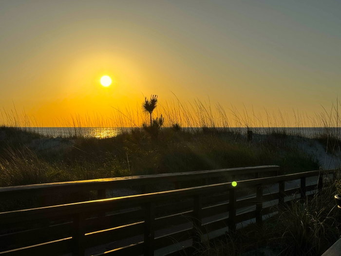 🌅 Good morning from Palmetto Dunes! There’s something special about an early morning walk—the quiet path, the soft coastal breeze, and the first light of day glowing over the dunes. 🌾☀️

Just another beautiful sunrise on Hilton Head Island. 💛
Visit the link in our bio to learn more about Palmetto Dunes Resort. 🌴