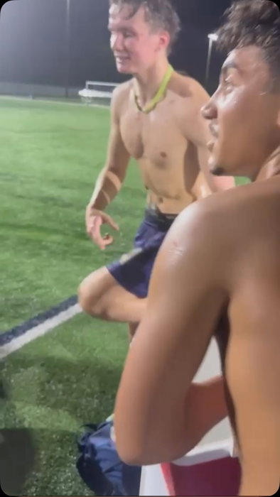 Shower for a Champion!