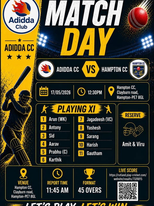 Get ready for the action today !!