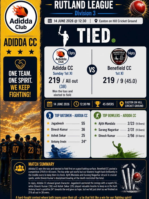 What a fantastic chase of 219 runs !! Thanks to the overall performance from the team.