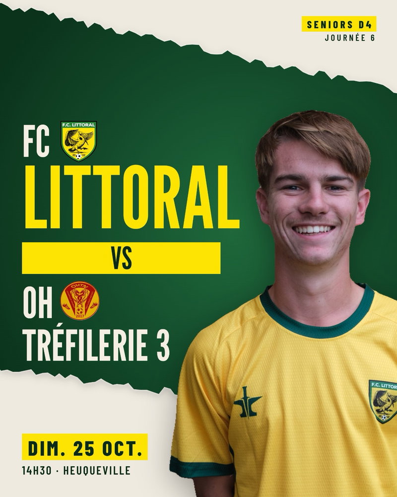 Publication Instagram du F.C. Littoral : 🟢 J6 — CONFIRMER LA DYNAMIQUE ! Après avoir fait tomber le leader lors de la dernière journée, nos Littoraux retrouvent