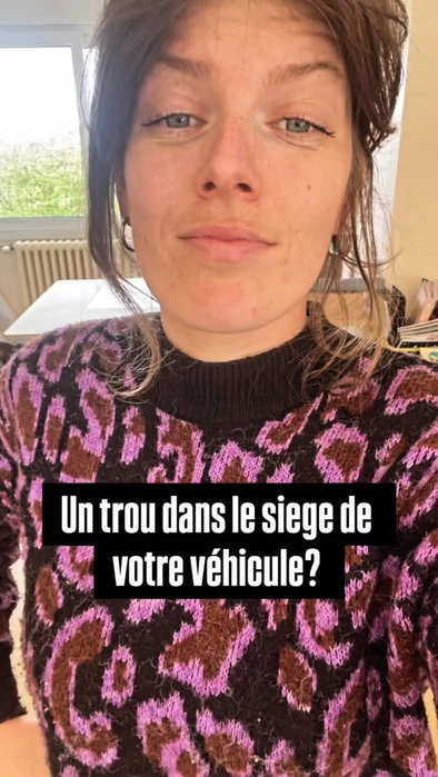 😱Un trou, une déchirure ou une couture qui lâche sur ton siège ? Pas de panique !
Appelle-moi, je m’