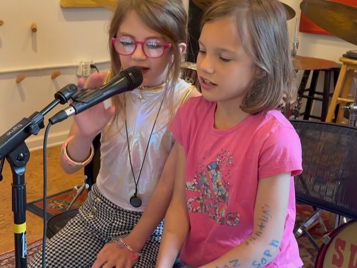 Summer camp continues to be a blast! These kids are so cool & talented 🌟🎸
