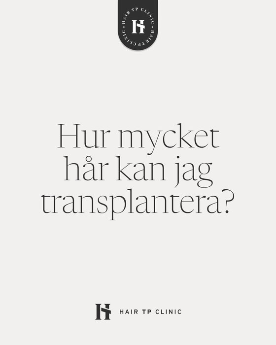 Hur många grafts kan man flytta vid en hårtransplantation?🤔 Det beror helt på h…