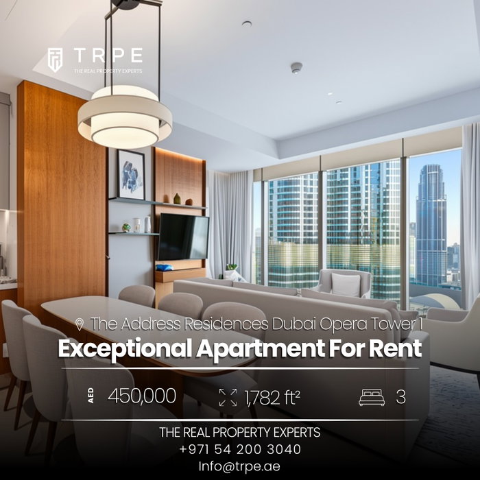 Downtown living with a full Burj Khalifa & Fountain view.