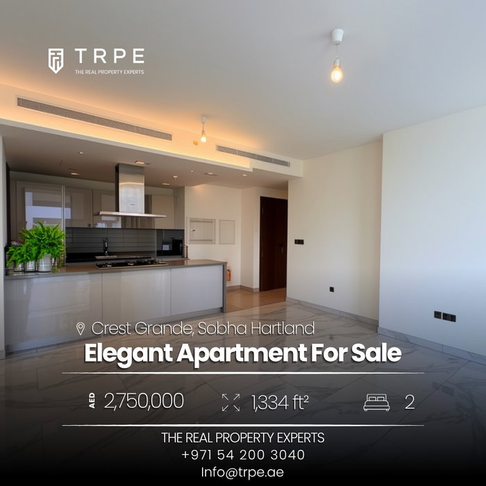 Spacious living in the heart of Sobha Hartland ✨