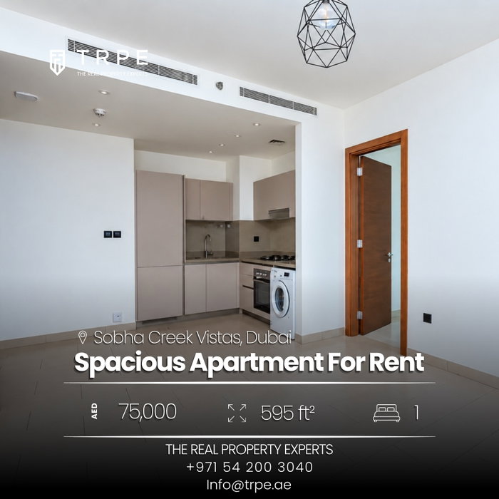 Vacant, modern and ready for its next resident in Sobha Hartland. 🏙️